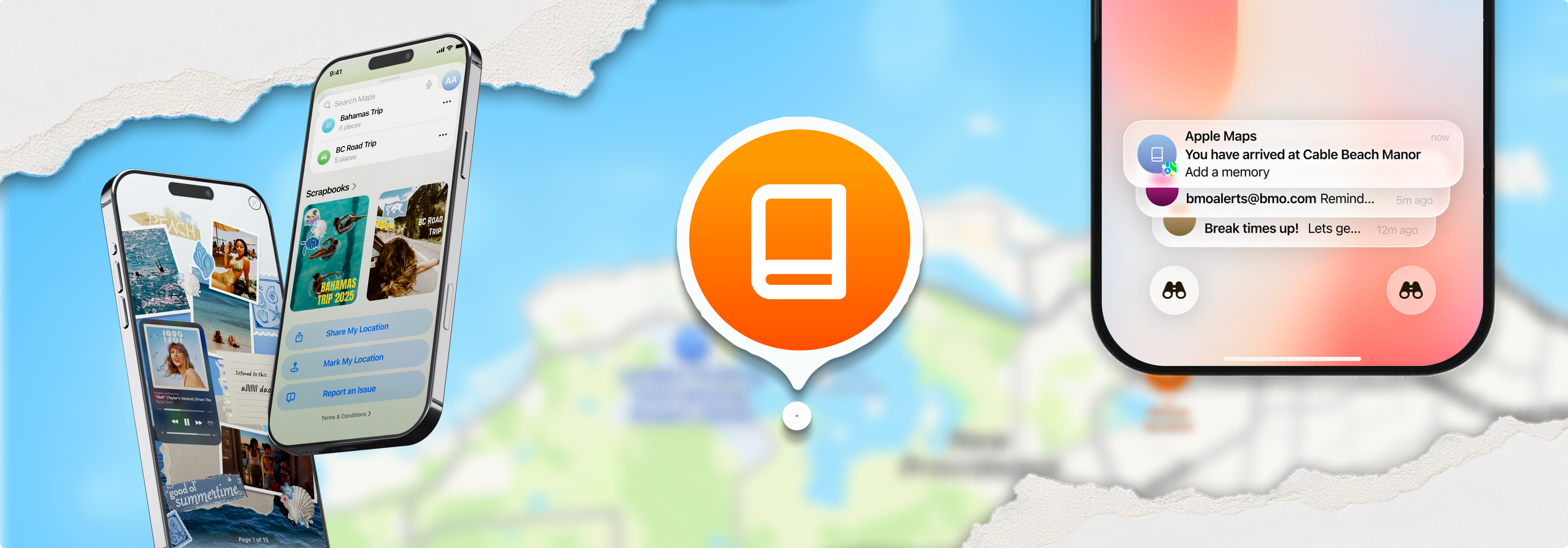 Apple Maps ScrapBooks